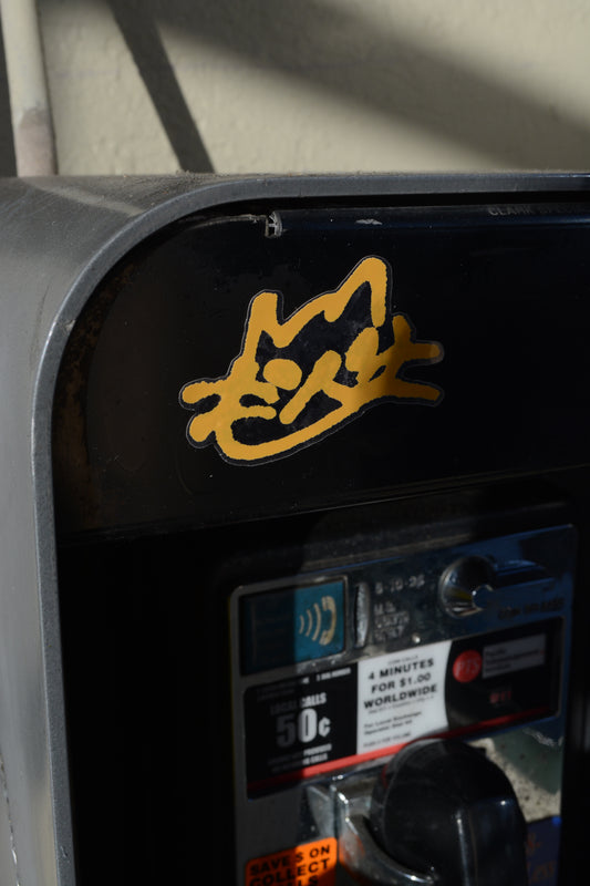 CAT GRAFFITI STICKER